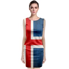 Iceland Flag Classic Sleeveless Midi Dress by Valentinaart