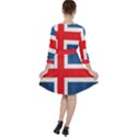 Iceland flag Ruffle Dress View2