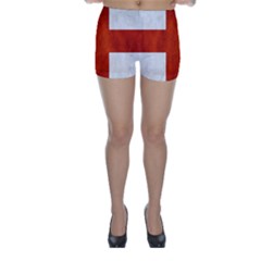 England Flag Skinny Shorts by Valentinaart