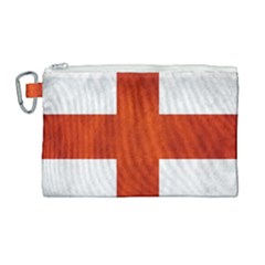 England Flag Canvas Cosmetic Bag (large) by Valentinaart