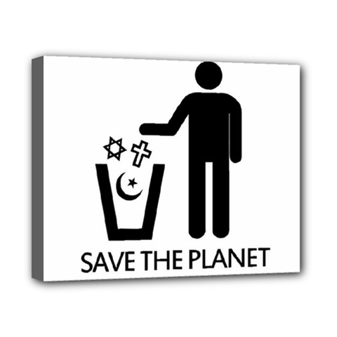 Save The Planet - Religions  Canvas 10  X 8  by Valentinaart