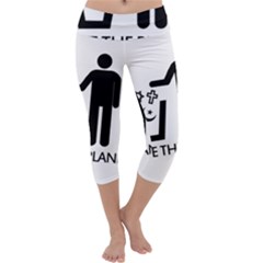 Save The Planet - Religions  Capri Yoga Leggings by Valentinaart