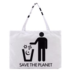 Save The Planet - Religions  Medium Tote Bag by Valentinaart