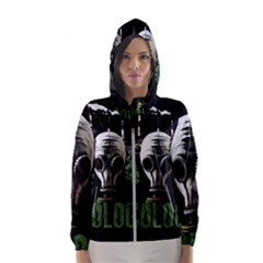 Ecology Hooded Wind Breaker (women) by Valentinaart