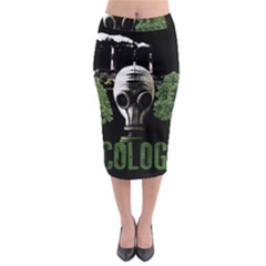 Ecology Midi Pencil Skirt by Valentinaart