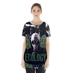 Ecology Skirt Hem Sports Top by Valentinaart