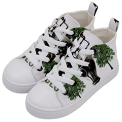 Ecology Kid s Mid-top Canvas Sneakers by Valentinaart