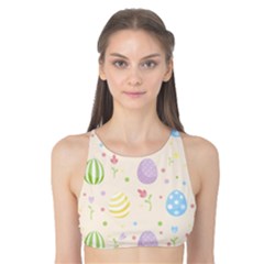 Easter Pattern Tank Bikini Top by Valentinaart