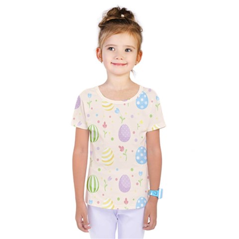 Easter Pattern Kids  One Piece Tee by Valentinaart