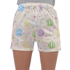 Easter Pattern Sleepwear Shorts by Valentinaart