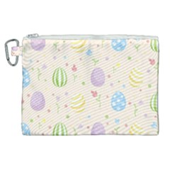 Easter Pattern Canvas Cosmetic Bag (xl) by Valentinaart