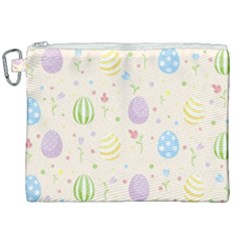 Easter Pattern Canvas Cosmetic Bag (xxl) by Valentinaart