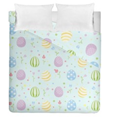 Easter Pattern Duvet Cover Double Side (queen Size) by Valentinaart