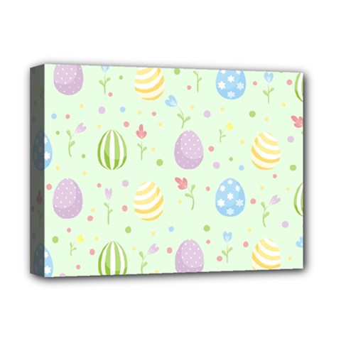 Easter Pattern Deluxe Canvas 16  X 12   by Valentinaart