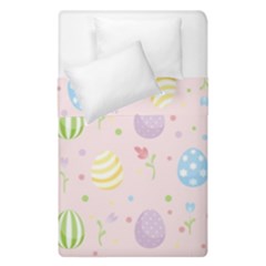 Easter Pattern Duvet Cover Double Side (single Size) by Valentinaart