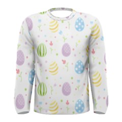 Easter Pattern Men s Long Sleeve Tee by Valentinaart