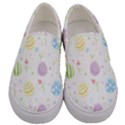 Easter Pattern Men s Canvas Slip Ons View1