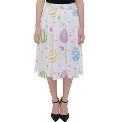 Easter Pattern Folding Skater Skirt by Valentinaart