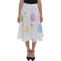 Easter Pattern Perfect Length Midi Skirt