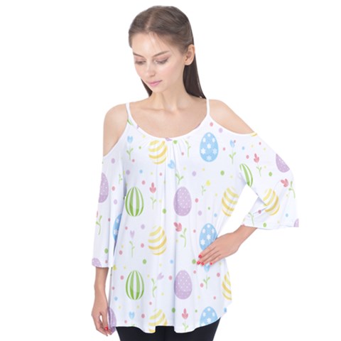 Easter Pattern Flutter Tees by Valentinaart