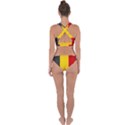 Belgium Flag Cross Back Hipster Bikini Set View2