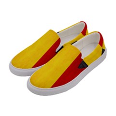 Belgium Flag Women s Canvas Slip Ons by Valentinaart