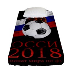 Russia Football World Cup Fitted Sheet (single Size) by Valentinaart