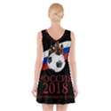 Russia Football World Cup V-Neck Sleeveless Skater Dress View2