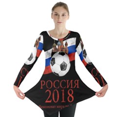 Russia Football World Cup Long Sleeve Tunic  by Valentinaart