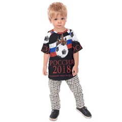 Russia Football World Cup Kids Raglan Tee