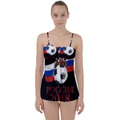 Russia Football World Cup Babydoll Tankini Set by Valentinaart