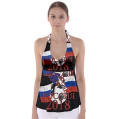 Russia Football World Cup Babydoll Tankini Top by Valentinaart