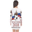 Russia Football World Cup Long Sleeve Chiffon Shift Dress  View2