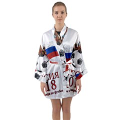 Russia Football World Cup Long Sleeve Kimono Robe by Valentinaart