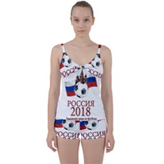 Russia Football World Cup Tie Front Two Piece Tankini by Valentinaart