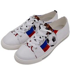 Russia Football World Cup Women s Low Top Canvas Sneakers by Valentinaart