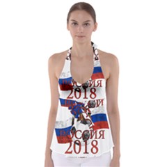 Russia Football World Cup Babydoll Tankini Top by Valentinaart