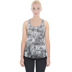 Grunge Pattern Piece Up Tank Top