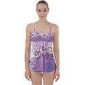 Wonderful Soft Violet Roses With Hearts Babydoll Tankini Set View1