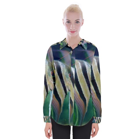 Angelfish 1 Womens Long Sleeve Shirt by trendistuff