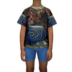 ANGELFISH 2 Kids  Short Sleeve Swimwear