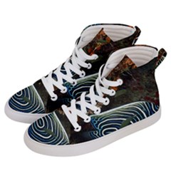 Angelfish 2 Men s Hi-top Skate Sneakers by trendistuff