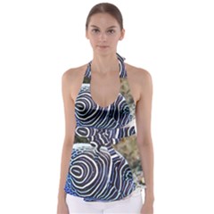 Angelfish 3 Babydoll Tankini Top by trendistuff