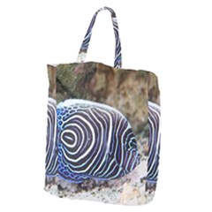 Angelfish 3 Giant Grocery Zipper Tote by trendistuff