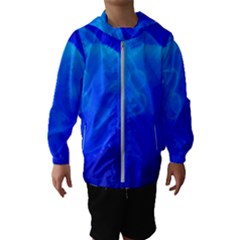 Blue Jellyfish 1 Hooded Wind Breaker (kids) by trendistuff