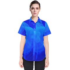 Blue Jellyfish 1 Women s Short Sleeve Shirt