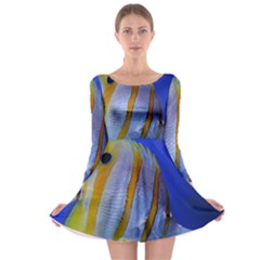 Butterfly Fish 1 Long Sleeve Skater Dress by trendistuff