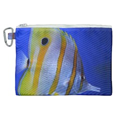 Butterfly Fish 1 Canvas Cosmetic Bag (xl) by trendistuff