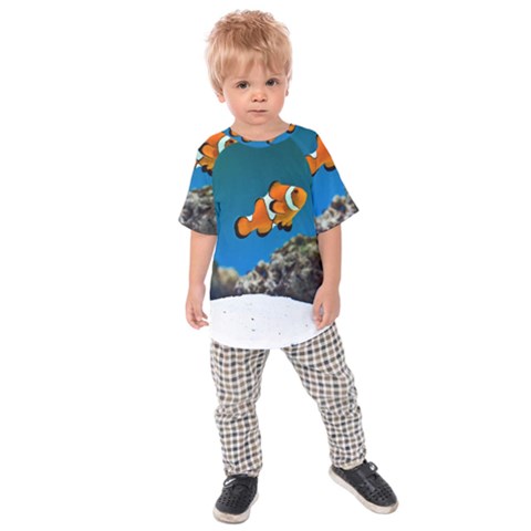 Clownfish 1 Kids Raglan Tee by trendistuff