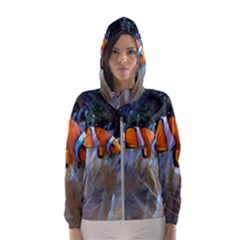 Clownfish 2 Hooded Wind Breaker (women) by trendistuff